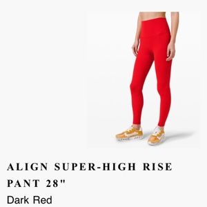 Align super high rise leggings